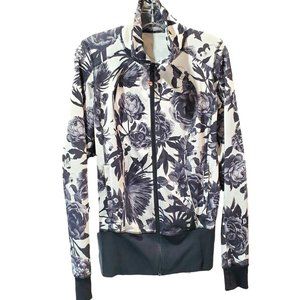 lululemon athletica Black and White Floral Jacket